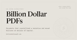 Billion Dollar PDFs: Những tài liệu thay đổi dòng chảy lịch sử công nghệ và tài chính
