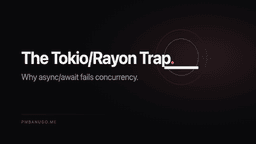 Bẫy Tokio/Rayon: Tại sao Async/Await đang làm phức tạp hóa mô hình xử lý đồng thời