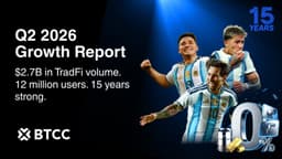 BTCC kỷ niệm 15 năm: Khi TradFi và Crypto hội tụ tạo nên cột mốc 12 triệu người dùng