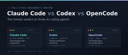 Claude Code, Codex hay OpenCode: Phân tích thực chiến cho kỹ sư Full-Stack