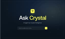 Crystal Intelligence ra mắt Ask Crystal: Trợ lý AI định nghĩa lại quy trình phân tích dữ liệu Blockchain