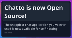 Chatto chính thức trở thành mã nguồn mở: Giải pháp chat tự lưu trữ (self-hosted) tối ưu cho đội nhóm