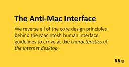 Tư duy lại giao diện người dùng: Bài học từ 'The Anti-Mac Interface' sau gần 3 thập kỷ
