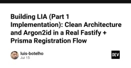 Xây dựng hệ thống đăng ký người dùng chuẩn Clean Architecture với Fastify và Prisma