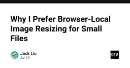 Tại sao xử lý ảnh tại trình duyệt (Browser-Local) là lựa chọn tối ưu cho các tệp tin nhỏ