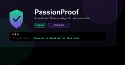 PassionProof: Giải pháp Soulbound NFT định danh đóng góp mã nguồn mở bền vững