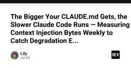 Cảnh báo hiệu năng: Tại sao tệp CLAUDE.md càng lớn, tốc độ của Claude Code càng chậm?