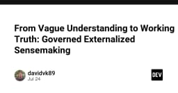 Chuyển đổi từ hiểu biết mơ hồ sang sự thật làm việc: Nghệ thuật Governed Externalized Sensemaking
