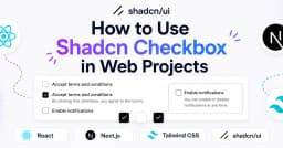 Hướng dẫn chi tiết triển khai Shadcn Checkbox trong React và Next.js