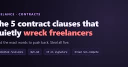 5 điều khoản hợp đồng nguy hiểm có thể hủy hoại sự nghiệp Freelancer và cách đàm phán phản hồi