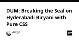 Giải mã kỹ thuật CSS: Khi nghệ thuật Retro tái hiện qua Hyderabadi Biryani