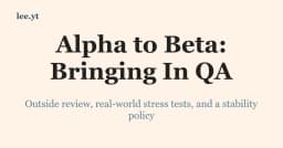 Chuyển đổi từ Alpha sang Beta: Nghệ thuật đưa QA vào quy trình phát triển phần mềm