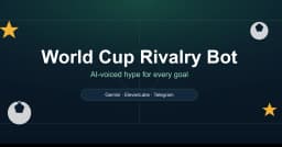 Xây dựng World Cup Rivalry Bot: Khi AI biến mỗi bàn thắng thành một trải nghiệm bùng nổ