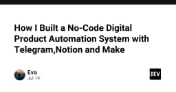 Xây dựng hệ thống tự động hóa sản phẩm số No-Code: Kết hợp Telegram, Notion và Make