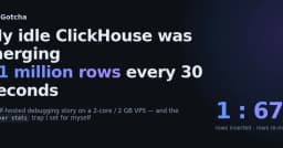 Khi ClickHouse âm thầm 'đốt' tài nguyên: Giải mã sự cố merge 11 triệu dòng mỗi 30 giây