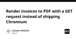 Tối ưu hóa quy trình xuất hóa đơn PDF: Giải pháp thay thế Chromium để giảm tải hạ tầng