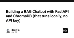 Xây dựng Chatbot RAG nội bộ với FastAPI và ChromaDB: Giải pháp AI không cần API Key