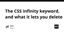 Giải mã từ khóa CSS infinity: Bước tiến mới trong việc tối ưu hóa layout và loại bỏ các giá trị magic number