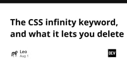 Giải mã từ khóa CSS infinity: Bước tiến mới trong việc tối ưu hóa layout và loại bỏ các giá trị magic number