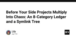 Quản lý dự án cá nhân: Xây dựng hệ thống Ledger 8 danh mục và Symlink Tree để tránh sự hỗn loạn