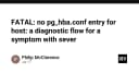 Giải mã lỗi FATAL: no pg_hba.conf entry for host: Hướng dẫn chẩn đoán và khắc phục triệt để cho lập trình viên