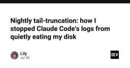 Tối ưu hóa không gian lưu trữ: Giải pháp xử lý log Claude Code tự động