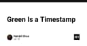 Green Is a Timestamp: Giải mã nghệ thuật tùy biến giao diện CSS và tư duy retro-tech