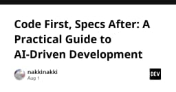 Code First, Specs After: Chiến lược phát triển phần mềm dựa trên AI trong kỷ nguyên mới