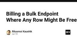 Tối ưu hóa chiến lược tính phí cho Bulk API Endpoint: Khi một phần dữ liệu được miễn phí