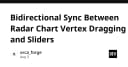 Kỹ thuật đồng bộ hai chiều giữa Radar Chart và Slider: Tối ưu trải nghiệm tương tác dữ liệu