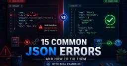 15 Lỗi JSON phổ biến và cách khắc phục triệt để: Hướng dẫn dành cho lập trình viên chuyên nghiệp