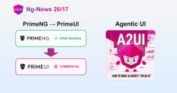 Ng-News 26/17: Cập nhật chính sách cấp phép PrimeNG và hệ sinh thái A2UI cho Angular