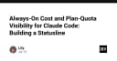 Tối ưu hóa quy trình làm việc với Claude Code: Xây dựng Statusline để kiểm soát chi phí và hạn mức