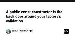 Public Const Constructor: Lỗ hổng tiềm ẩn phá vỡ cơ chế Factory Validation trong Dart