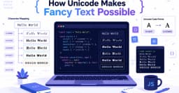 Giải mã Unicode: Cách thức vận hành đằng sau những kiểu chữ cách điệu trên Web