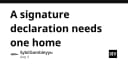 Tư duy kiến trúc: Tại sao mỗi khai báo Signature cần một 'ngôi nhà' duy nhất?