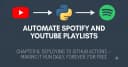 Tự động hóa quy trình triển khai: Hoàn thiện hệ thống quản lý danh sách phát Spotify và YouTube