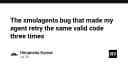 Giải mã lỗi logic trong smolagents: Khi AI Agent lặp lại cùng một đoạn mã hợp lệ ba lần
