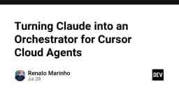 Tối ưu hóa quy trình lập trình: Biến Claude thành Orchestrator cho Cursor Cloud Agents