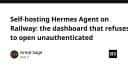 Tự host Hermes Agent trên Railway: Giải pháp bảo mật dashboard bằng cơ chế xác thực nghiêm ngặt