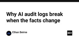 Tại sao AI Audit Logs lại trở nên vô dụng khi dữ liệu thực tế thay đổi?