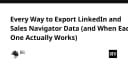 Hướng dẫn toàn diện về trích xuất dữ liệu LinkedIn và Sales Navigator: Giải pháp kỹ thuật cho lập trình viên