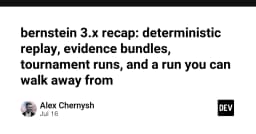 Bernstein 3.x: Bước tiến mới trong kiểm thử phần mềm với Deterministic Replay và Evidence Bundles