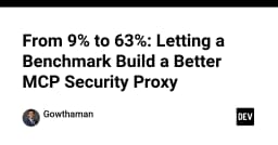 Từ 9% lên 63%: Hành trình tối ưu hóa MCP Security Proxy thông qua Benchmark thực chiến