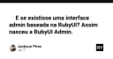 RubyUI Admin: Tái định nghĩa giao diện quản trị với sức mạnh từ RubyUI
