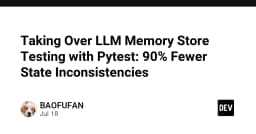 Tối ưu hóa kiểm thử LLM Memory Store với Pytest: Giảm 90% lỗi bất đồng bộ trạng thái