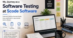 Góc nhìn từ thực tế: Những bài học đắt giá khi làm Software Testing Intern tại Scode Software Solutions