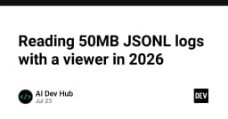 Giải mã bài toán đọc file log JSONL 50MB: Khi hiệu suất hiển thị trở thành thách thức kỹ thuật