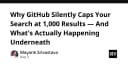 Giải mã giới hạn 1000 kết quả tìm kiếm trên GitHub: Tại sao hệ thống lại từ chối phân trang sâu?