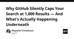 Giải mã giới hạn 1000 kết quả tìm kiếm trên GitHub: Tại sao hệ thống lại từ chối phân trang sâu?